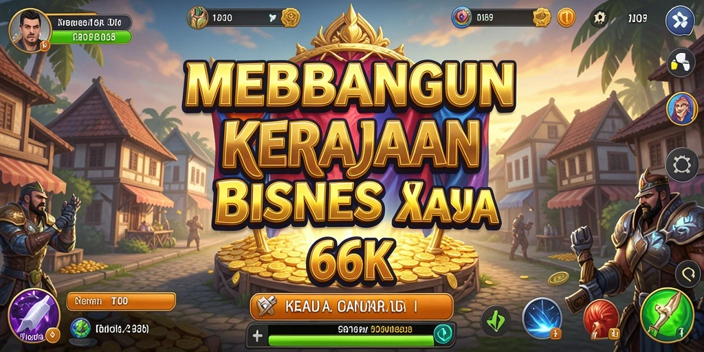Tampilan gameplay menarik dari 66K yang menunjukkan strategi Tycoon.
