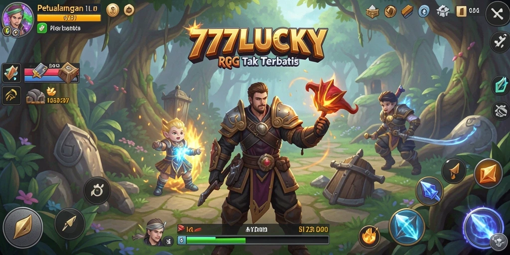 Tangkapan layar gameplay RPG yang menampilkan aksi seru dan karakter menawan.