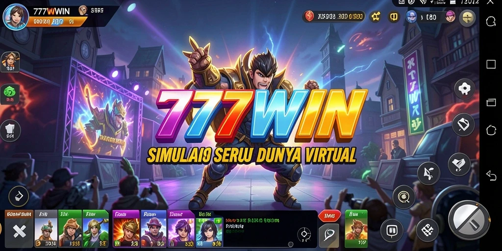 Tampilan gameplay <strong>777WIN</strong> yang menarik dan interaktif dalam simulasi.