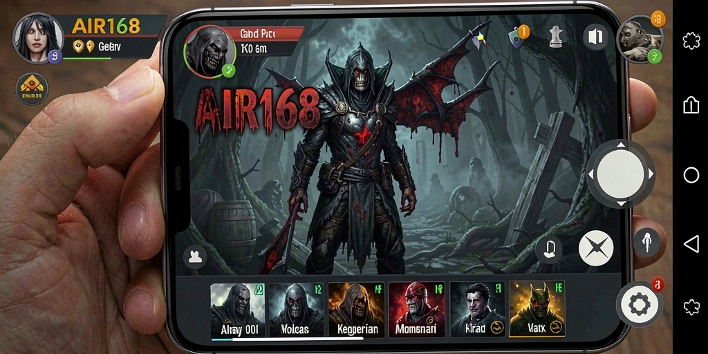 Screenshot AIR168 menampilkan suasana gelap dan mencekam dari gameplay.
