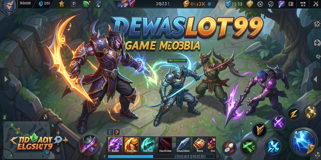 Tampilan seru gameplay DEWASLOT99 saat bertarung di arena