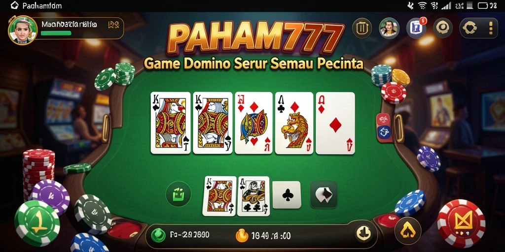 Tampilan utama gameplay seru di PAHAM777 yang memikat.