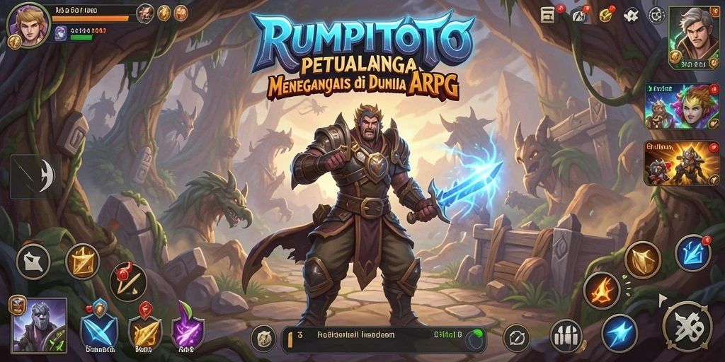 Screenshot RUMPITOTO menampilkan aksi seru dalam gameplay ARPG.