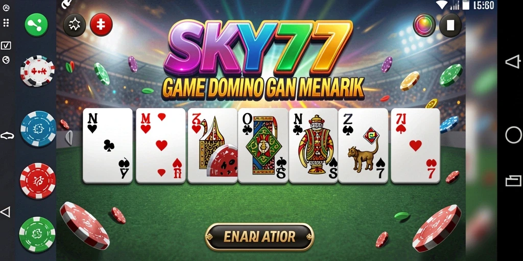 Gameplay Domino yang seru dan mengasyikkan di SKY77.