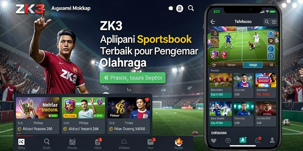 Tampilan menarik dari gameplay ZK3 yang mendukung taruhan olahraga.
